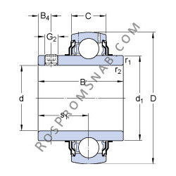 Купить Подшипник YAR 203-008-2F SKF от официального производителя