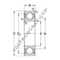 Купить Подшипник W 61902-2RS1 SKF от официального производителя