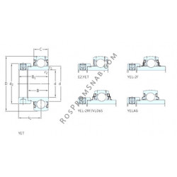 Купить Подшипник YET212 SKF от официального производителя