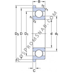 Купить Подшипник W 61902 R SKF от официального производителя