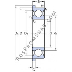 Купить Подшипник W 630/2.5 R-2Z SKF от официального производителя