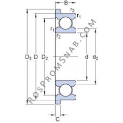 Купить Подшипник W 625 R SKF от официального производителя