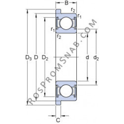 Купить Подшипник W 624 R-2RS1 SKF от официального производителя