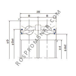 Купить Подшипник 40TAB09DF-2LR NACHI от официального производителя