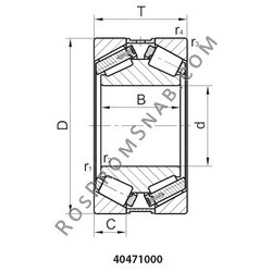 Купить Подшипник 40471/500XЛM от официального производителя