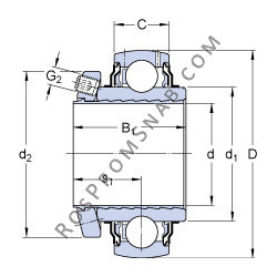 Купить Подшипник YSP 206-103 SB-2F SKF от официального производителя