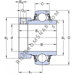 Купить Подшипник YEL 212-207-2F SKF от официального производителя