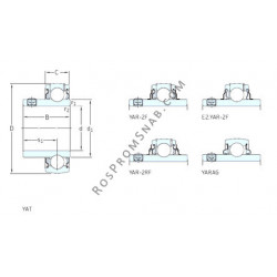 Купить Подшипник YAT216-300 SKF от официального производителя