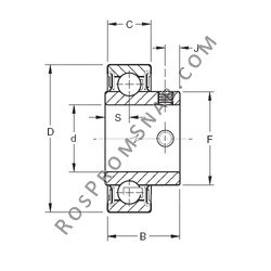 Купить Подшипник YA107RR Timken от официального производителя