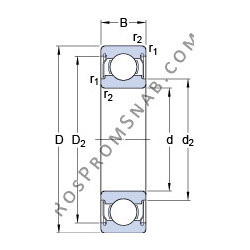 Купить Подшипник W 637/9-2ZS SKF от официального производителя