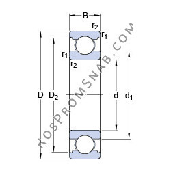 Купить Подшипник W 61705 R SKF от официального производителя