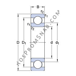 Купить Подшипник W 61700 R SKF от официального производителя