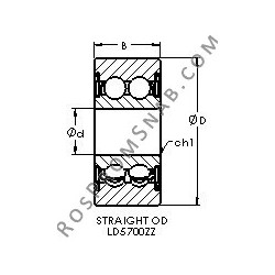 Купить Подшипник LD5708ZZ AST от официального производителя