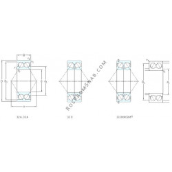 Купить Подшипник 3322A SKF от официального производителя