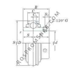 Купить Подшипник UC326L3 KOYO от официального производителя