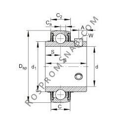 Купить Подшипник UC212-39 FAG от официального производителя