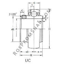 Купить Подшипник UC211 CRAFT от официального производителя