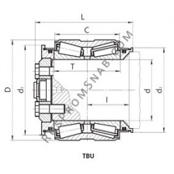 Купить Подшипник TBU150x250x160 от официального производителя