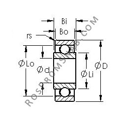 Купить Подшипник SRW4 AST от официального производителя