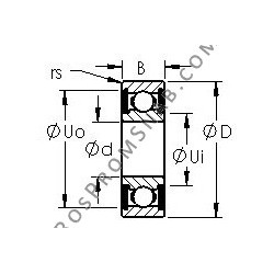 Купить Подшипник SR8-2RS AST от официального производителя