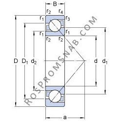 Купить Подшипник 7222 BEGAF SKF от официального производителя