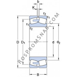 Купить Подшипник 249/950 CA/W33 SKF от официального производителя