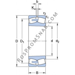 Купить Подшипник 249/710 CAK30/W33 SKF от официального производителя