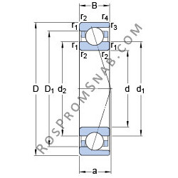 Купить Подшипник 7214 CD/P4A SKF от официального производителя