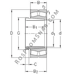 Купить Подшипник 24196-K30-MB-W33+AH24196 NKE от официального производителя