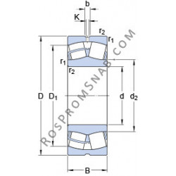 Купить Подшипник 24164 CC/W33 SKF от официального производителя