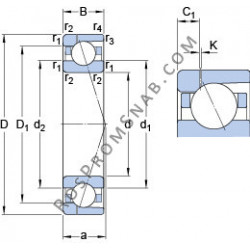 Купить Подшипник 71940 ACD/P4AH1 SKF от официального производителя