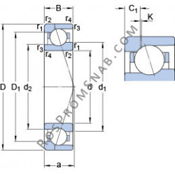 Купить Подшипник 71924 ACE/P4AH1 SKF от официального производителя