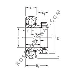 Купить Подшипник RAE55RRB Timken от официального производителя