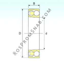 Купить Подшипник 2318 K NSK от официального производителя