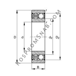 Купить Подшипник 2305-2RS-TVH FAG от официального производителя