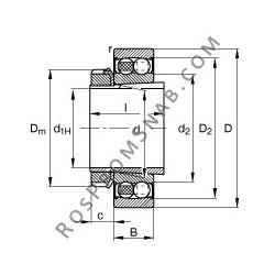 Купить Подшипник 2213-K-2RS-TVH-C3 + H313 FAG от официального производителя