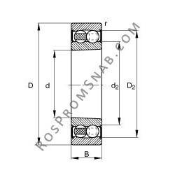 Купить Подшипник 2210-K-2RS-TVH-C3 FAG от официального производителя