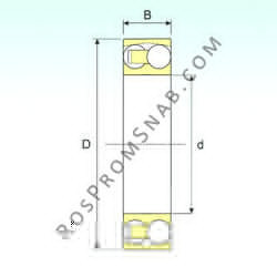 Купить Подшипник 2200 TN9 ISB от официального производителя