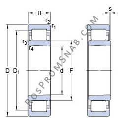 Купить Подшипник NU 208 ECKP SKF от официального производителя