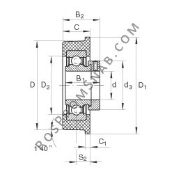 Купить Подшипник CRB30/83 INA от официального производителя