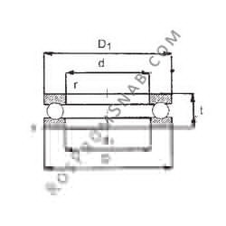 Купить Подшипник 51412 FBJ от официального производителя