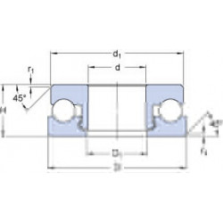 Купить Подшипник 51102 V/HR11Q1 SKF от официального производителя