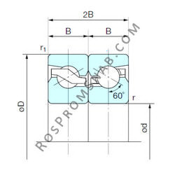 Купить Подшипник 50TAB10DB NACHI от официального производителя