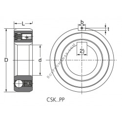 Купить Подшипник CSK 35 PP Rolek от официального производителя