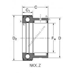 Купить Подшипник NKX 70 Z Rolek от официального производителя