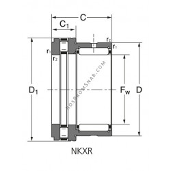 Купить Подшипник NKXR 50 Rolek от официального производителя