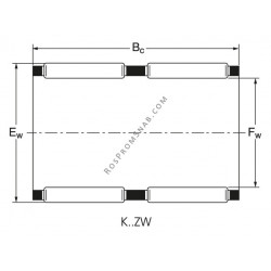 Купить Подшипник KT 25 x 30 x 26 ZW Rolek от официального производителя