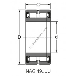 Купить Подшипник NAG 4915 UU Rolek от официального производителя