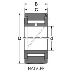 Купить Подшипник NATV 8 PP Rolek от официального производителя