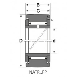 Купить Подшипник NATR 8 PP Rolek от официального производителя